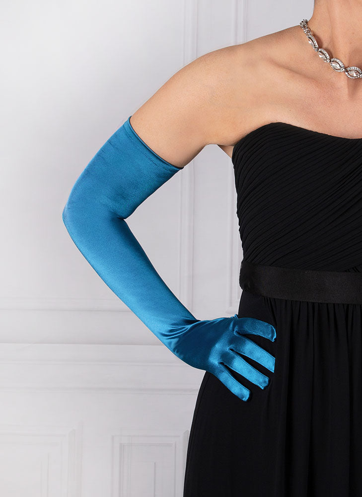 Women's Long Satin Evening Gloves | Dents